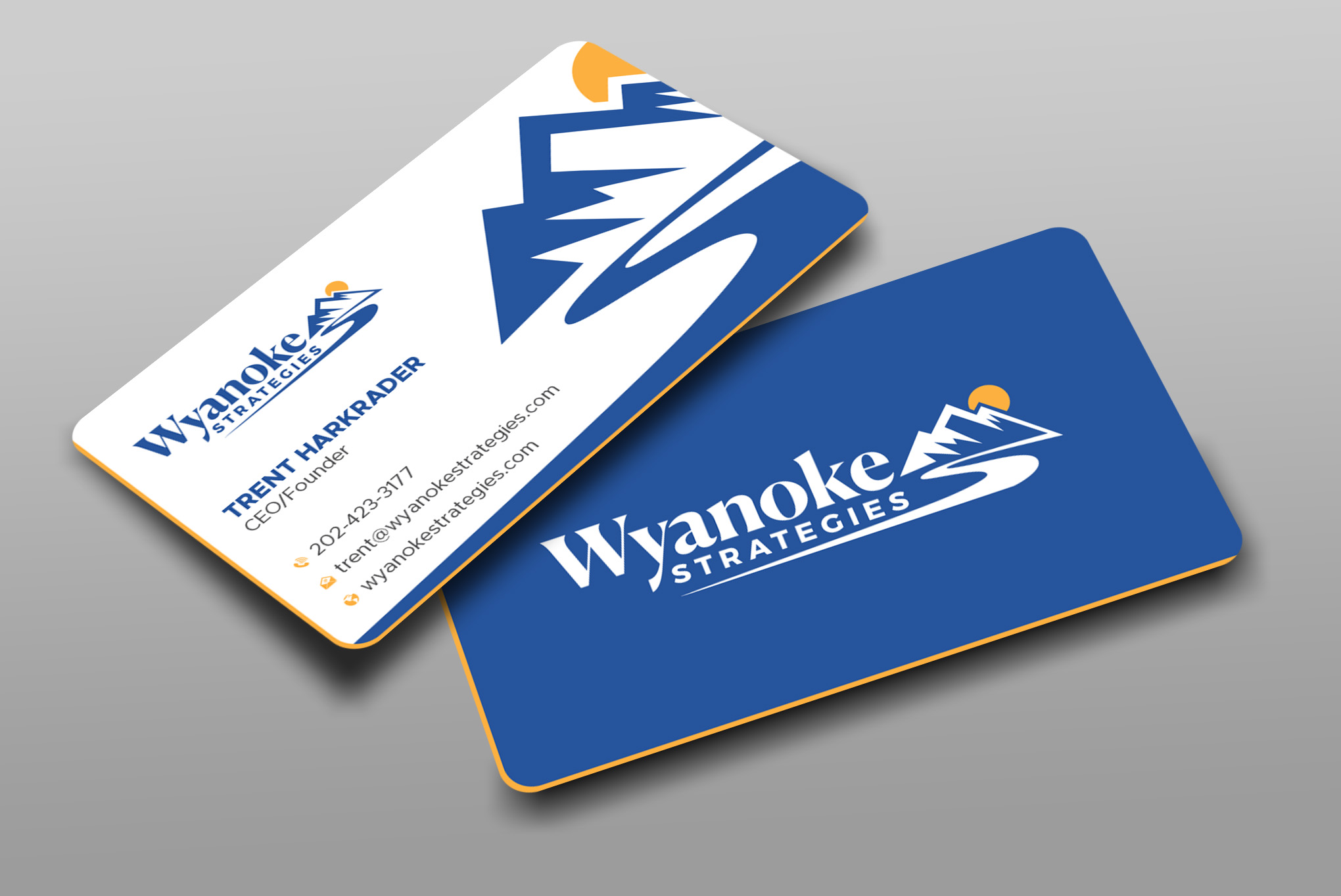 Business Card Design by Uttom 2 for Wyanoke Strategies | Design #37648890