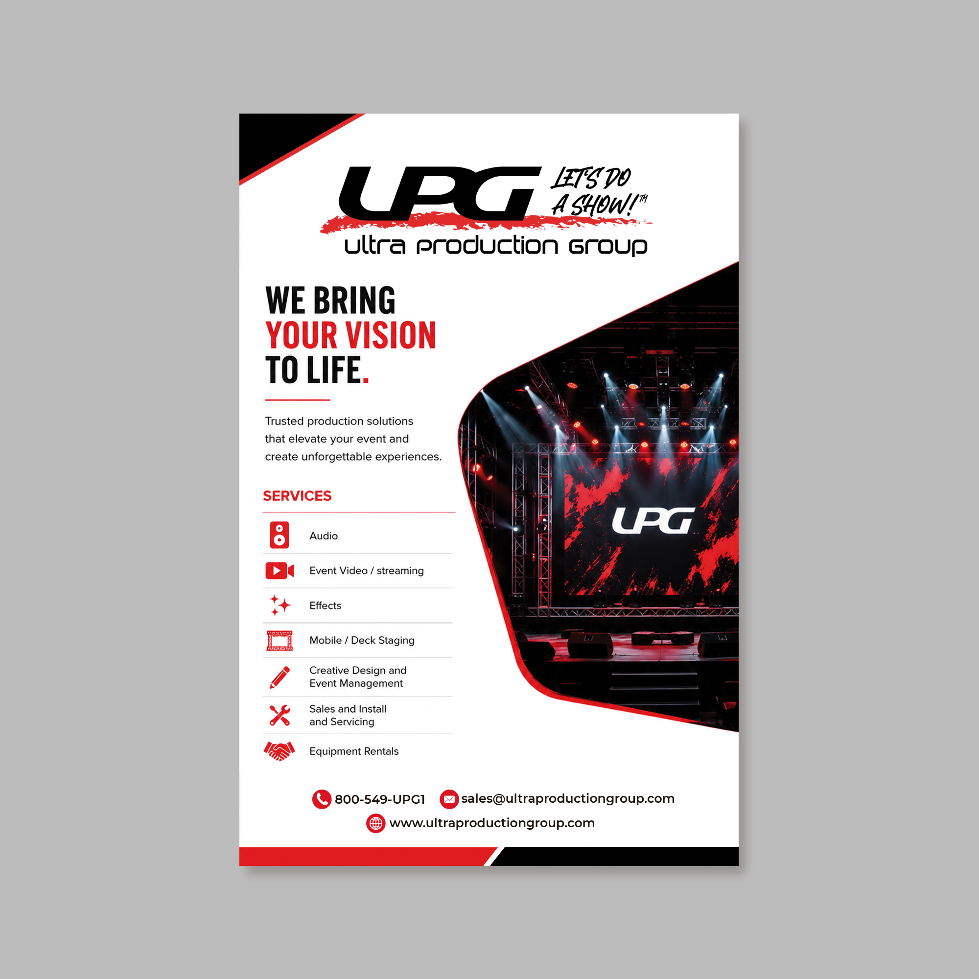 Design Publicitaire par WellDesign pour Ultra Production Group LLC | Design #37629751