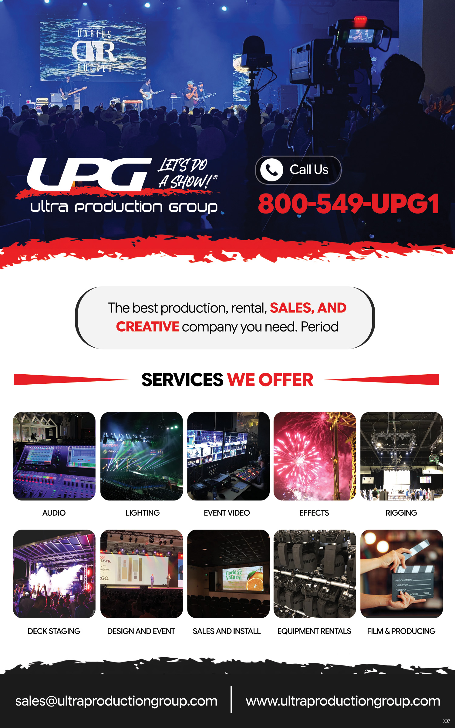 Design Publicitaire par pb pour Ultra Production Group LLC | Design #37633857