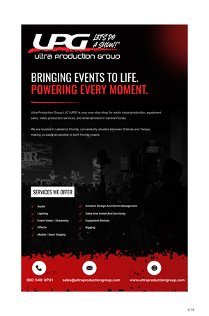 Design Publicitaire par pb pour Ultra Production Group LLC | Design : #37633862