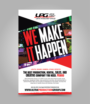 Design Publicitaire par JK18 pour Ultra Production Group LLC | Design : #37630408