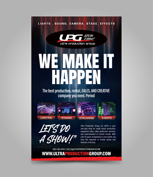 Design Publicitaire par JK18 pour Ultra Production Group LLC | Design : #37630409