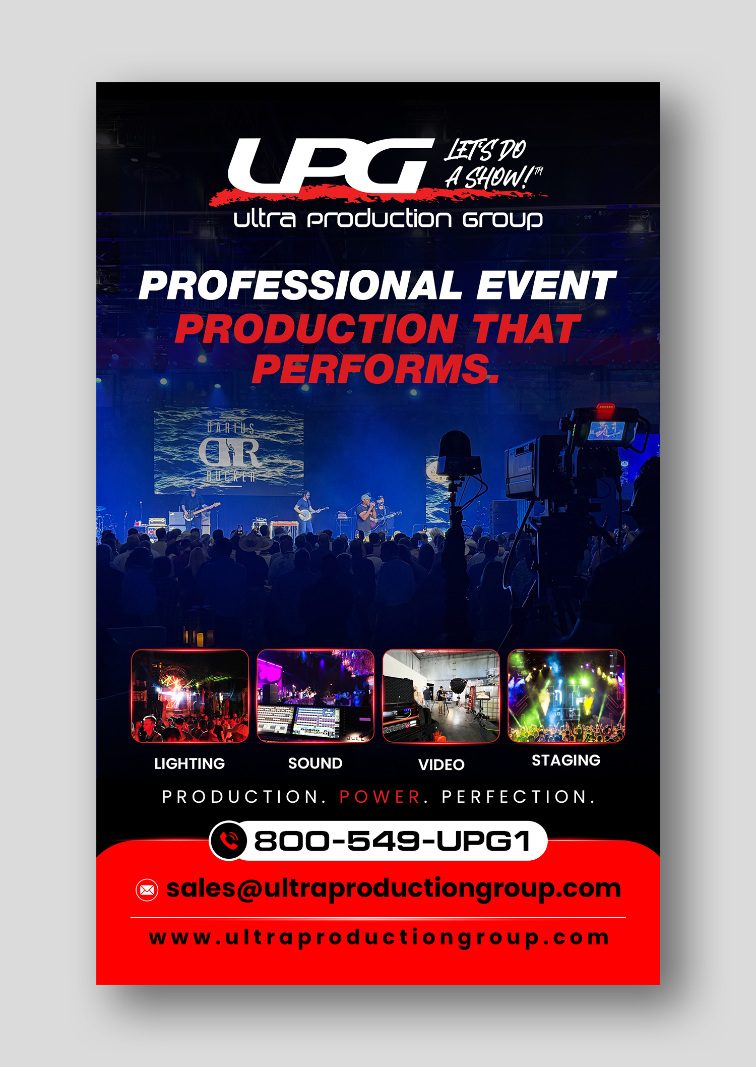 Design Publicitaire par debdesign pour Ultra Production Group LLC | Design #37629631