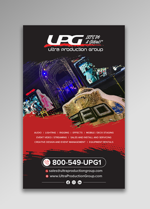 Design Publicitaire par OwnDesign pour Ultra Production Group LLC | Design : #37629377