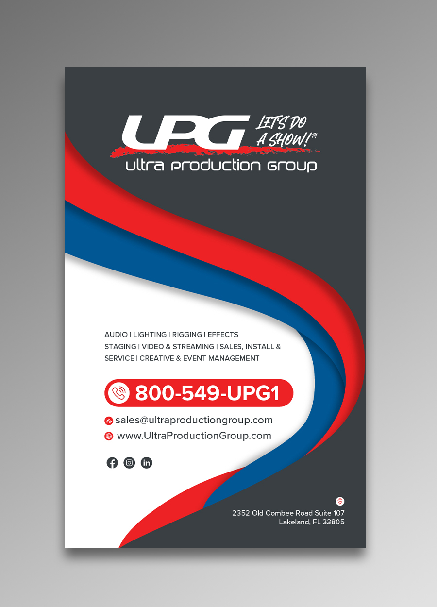 Design Publicitaire par OwnDesign pour Ultra Production Group LLC | Design #37640152