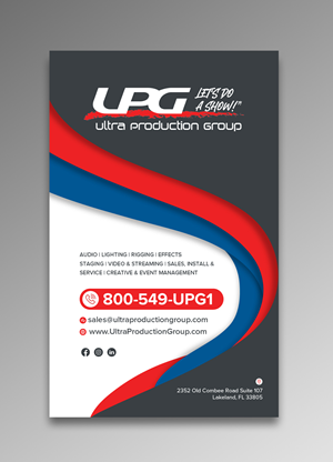 Design Publicitaire par OwnDesign pour Ultra Production Group LLC | Design : #37640152