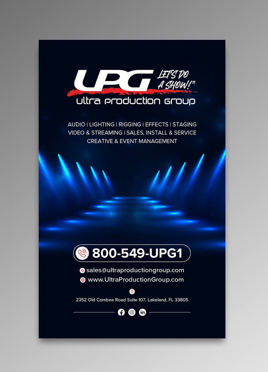 Design Publicitaire par OwnDesign pour Ultra Production Group LLC | Design #37641105