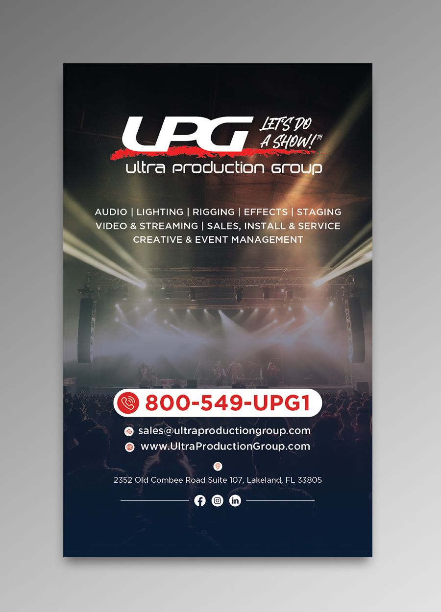 Design Publicitaire par OwnDesign pour Ultra Production Group LLC | Design #37648942