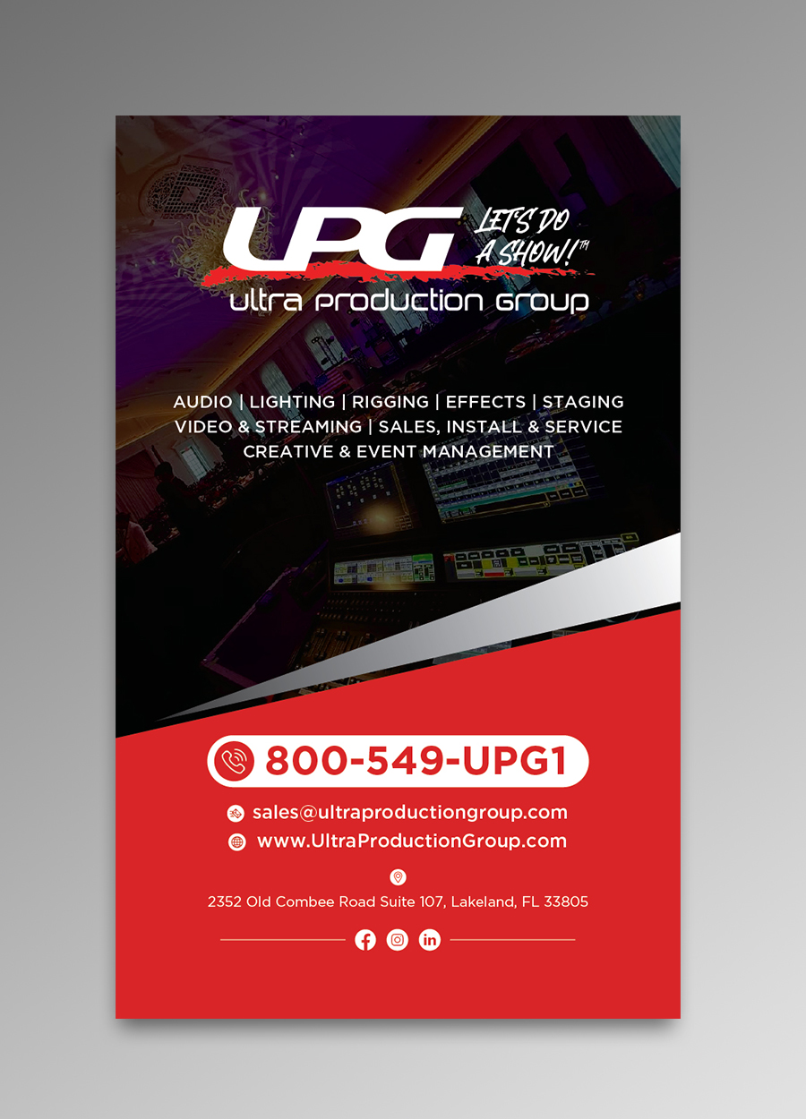 Design Publicitaire par OwnDesign pour Ultra Production Group LLC | Design #37648943