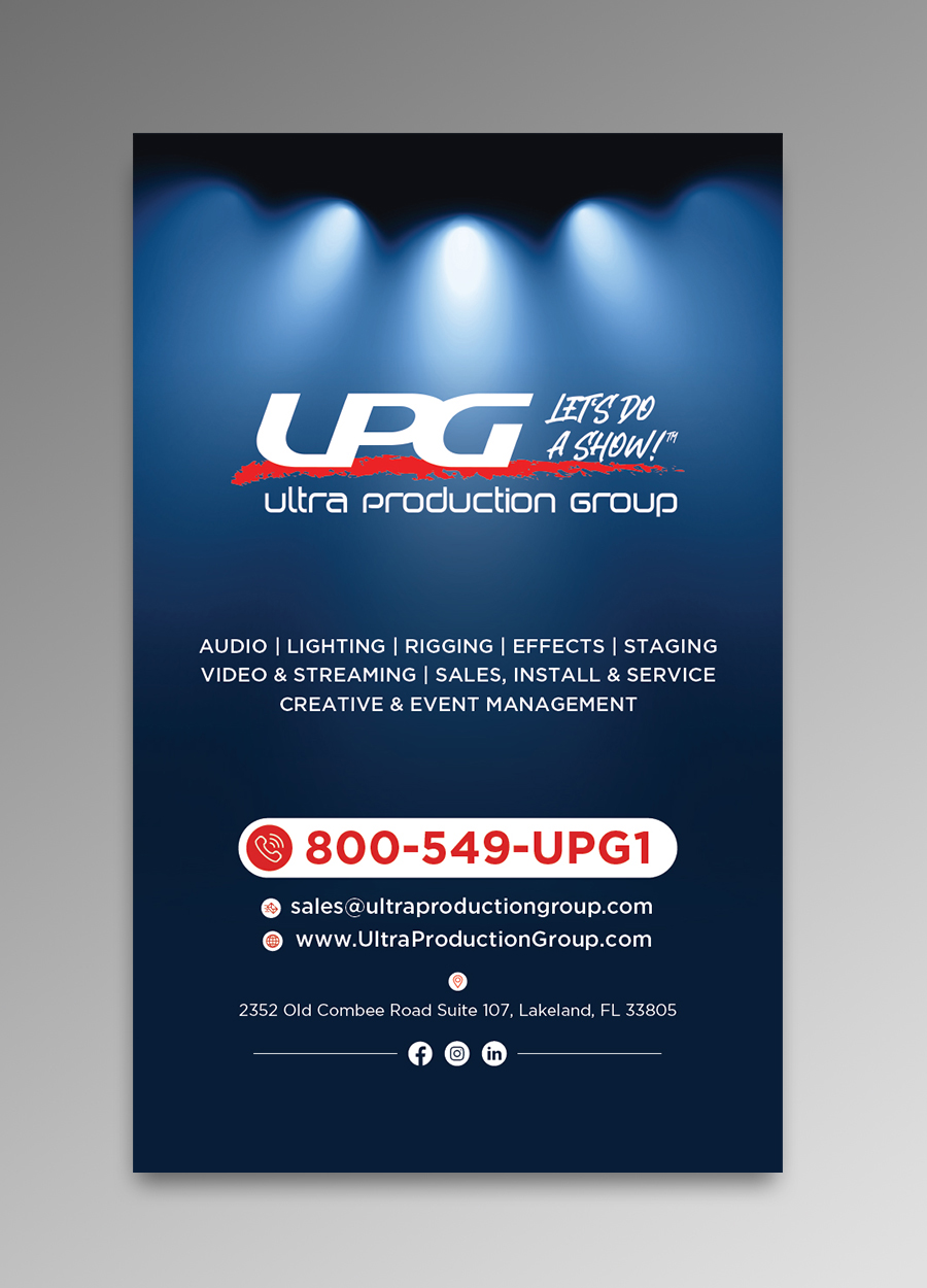 Design Publicitaire par OwnDesign pour Ultra Production Group LLC | Design #37648944