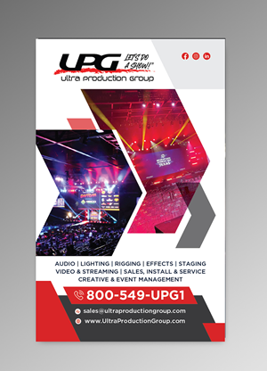 Design Publicitaire par OwnDesign pour Ultra Production Group LLC | Design : #37651226