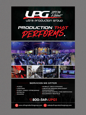 Design Publicitaire par Stan$oul pour Ultra Production Group LLC | Design : #37635243