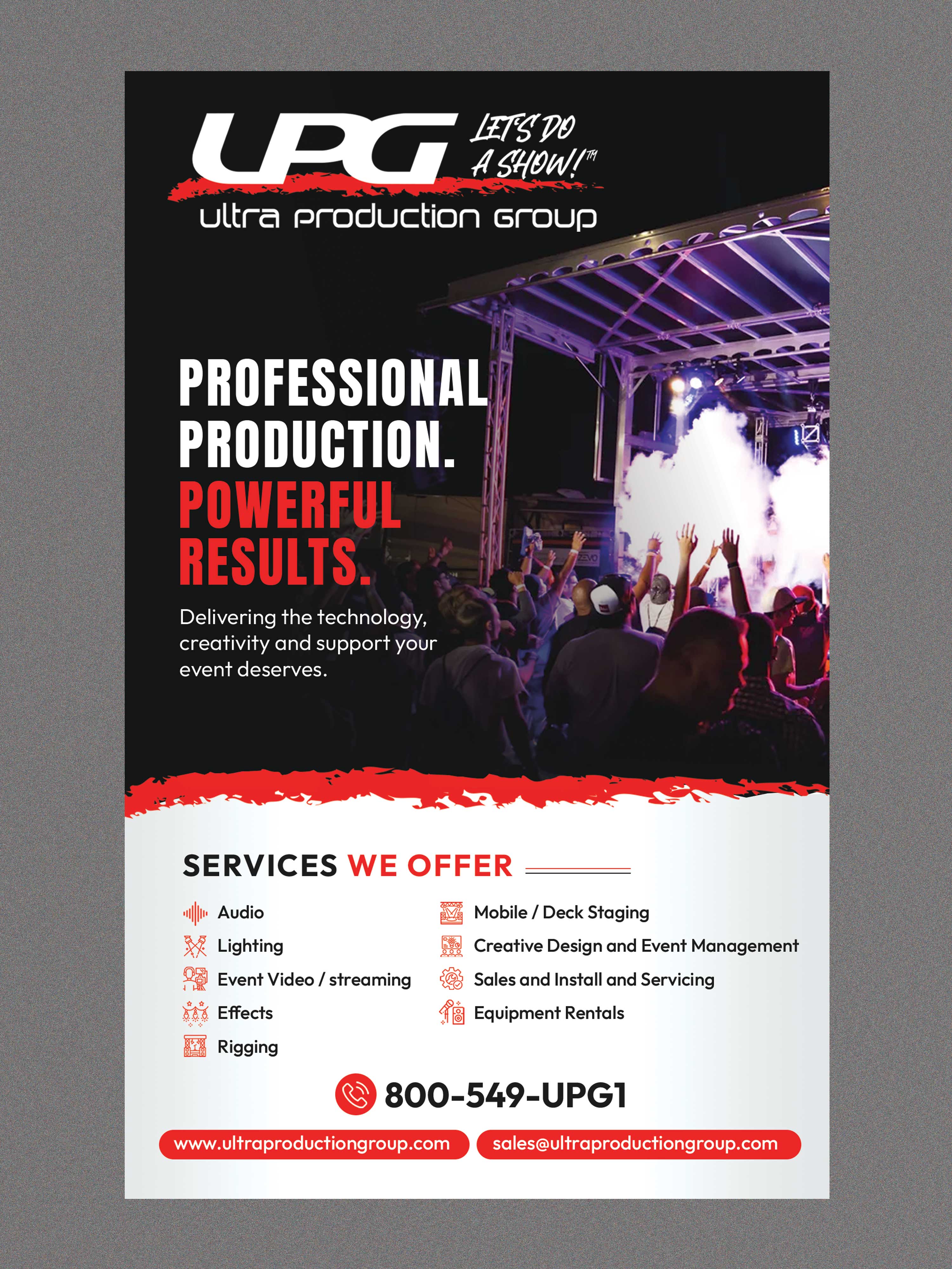 Design Publicitaire par Stan$oul pour Ultra Production Group LLC | Design #37635318