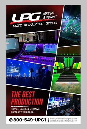 Design Publicitaire par SAI DESIGNS pour Ultra Production Group LLC | Design : #37632211