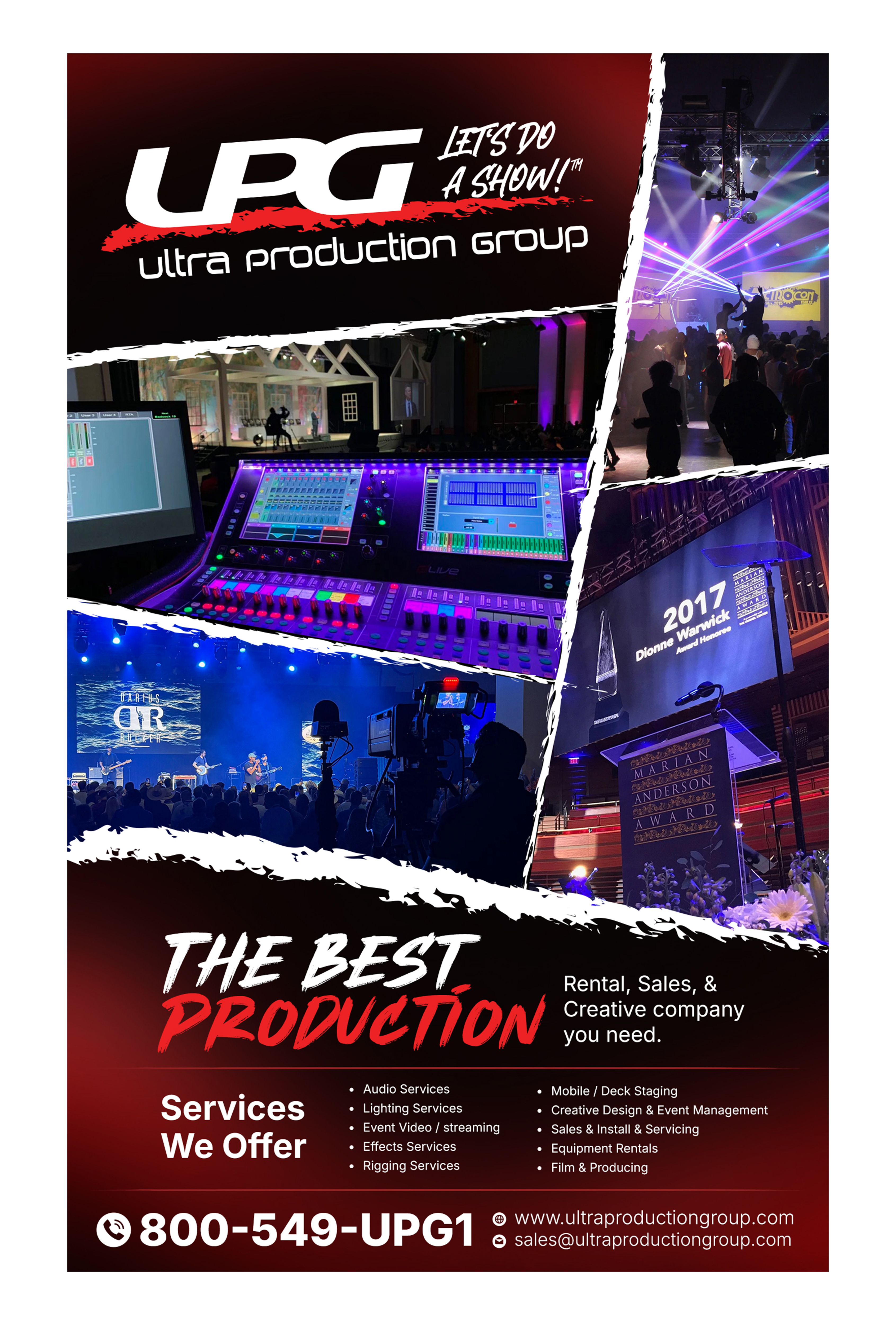 Design Publicitaire par SAI DESIGNS pour Ultra Production Group LLC | Design #37635681