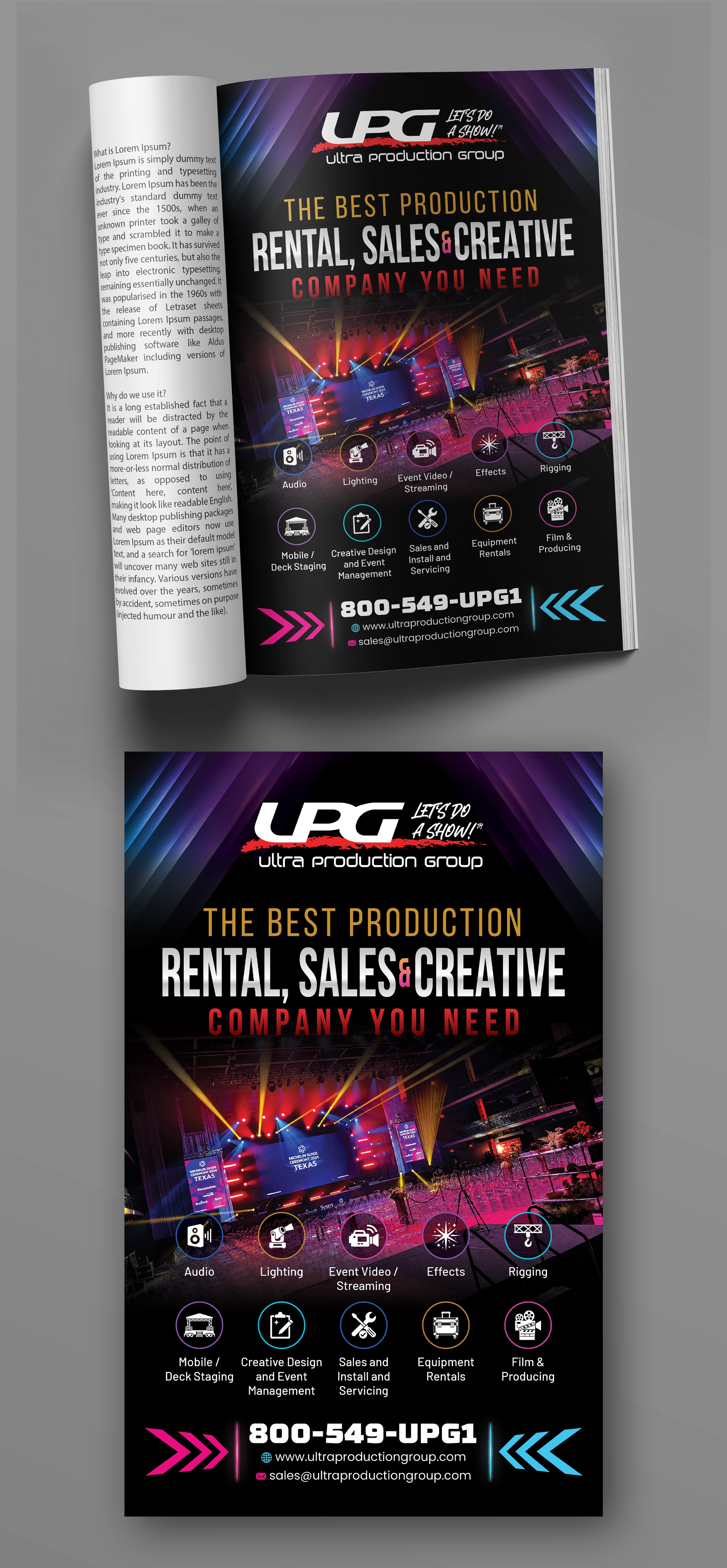 Design Publicitaire par Impressive Designs pour Ultra Production Group LLC | Design #37632336