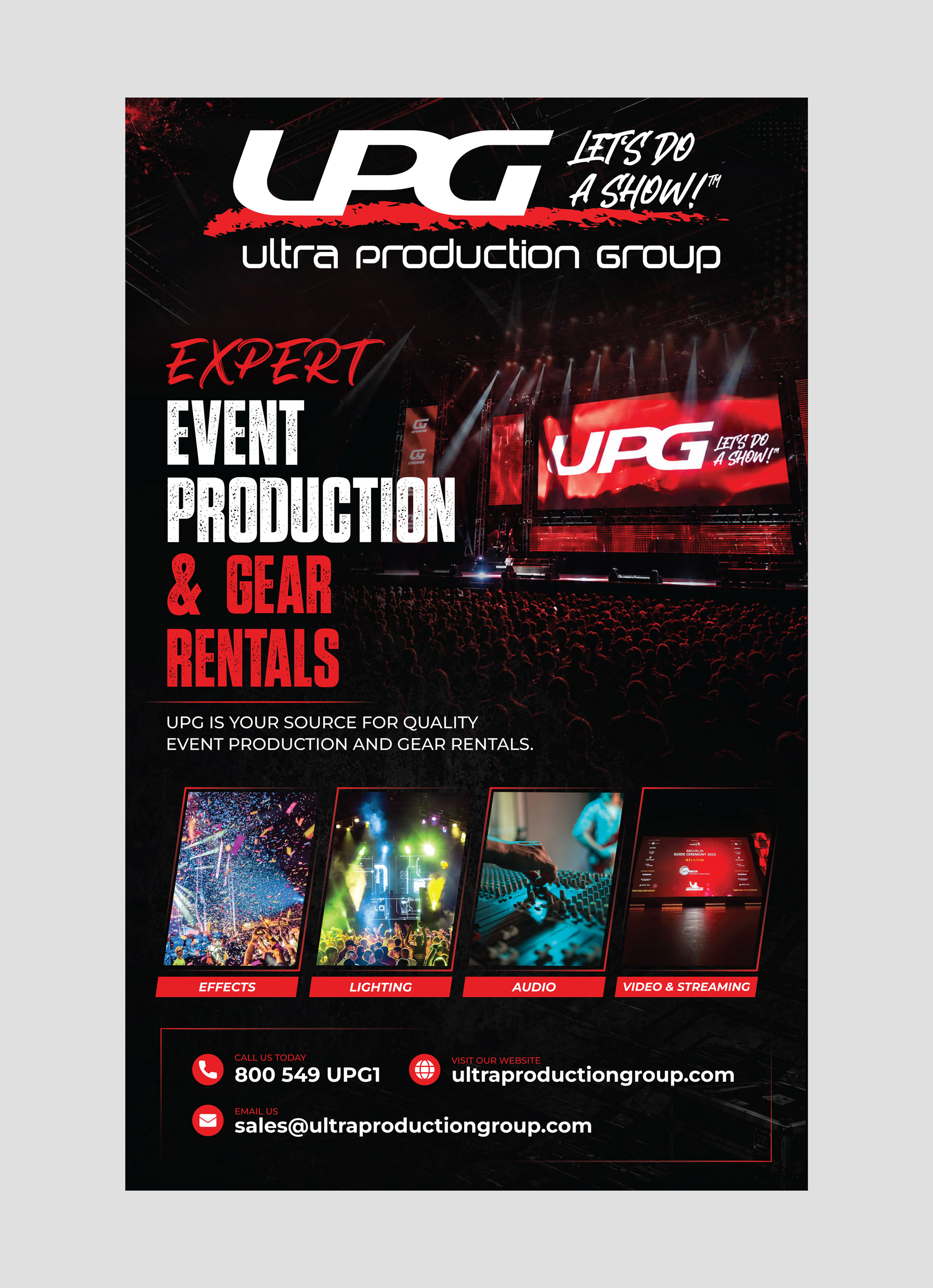 Design Publicitaire par vcreatived pour Ultra Production Group LLC | Design #37629921