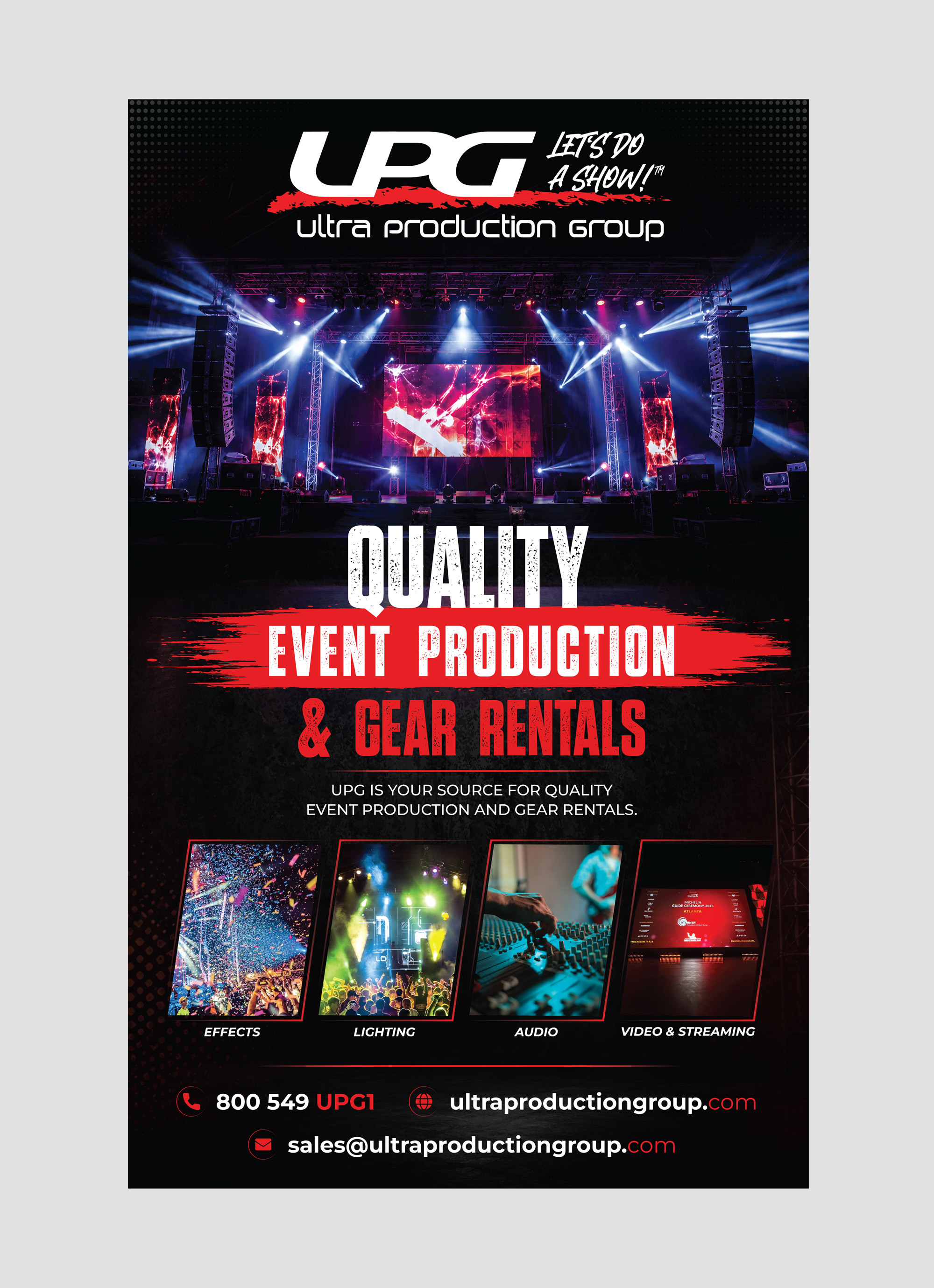 Design Publicitaire par vcreatived pour Ultra Production Group LLC | Design #37629922