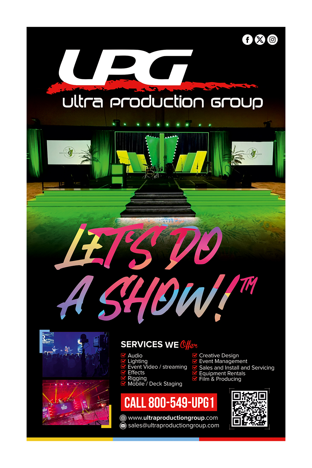 Design Publicitaire par Aurora:) pour Ultra Production Group LLC | Design #37642894