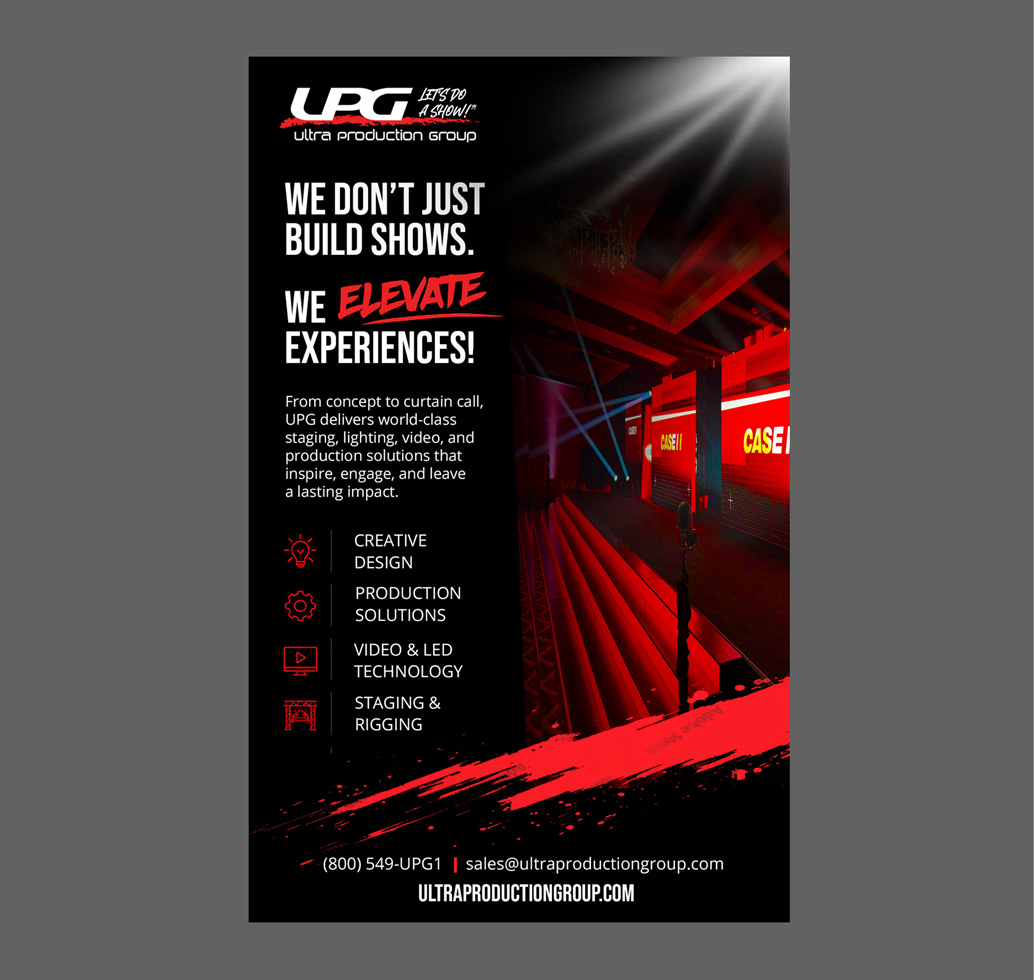 Design Publicitaire par DA. pour Ultra Production Group LLC | Design #37629046