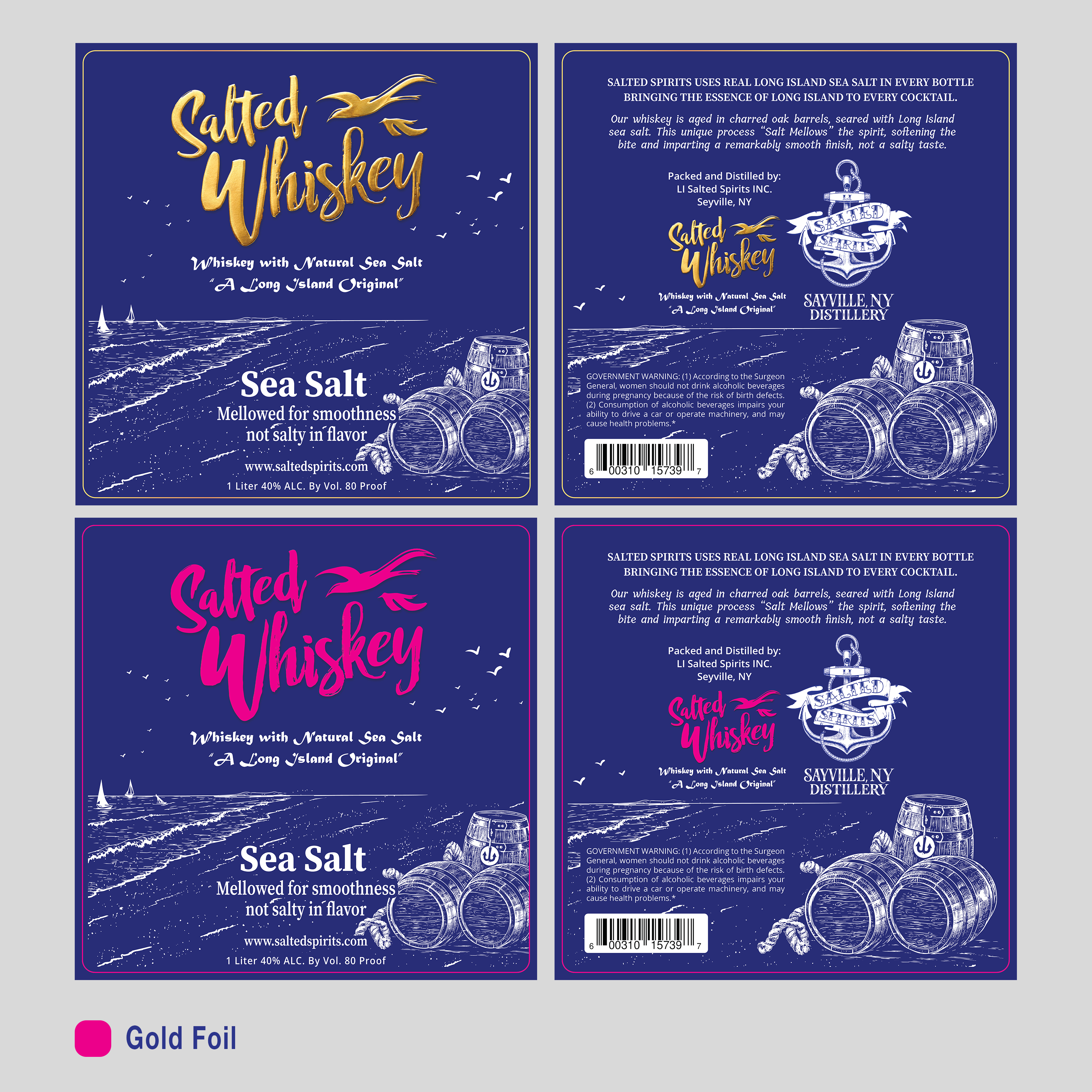 Design Étiquette par Navisol Creatives pour LI Salted Spirits Inc.  | Design #37633987