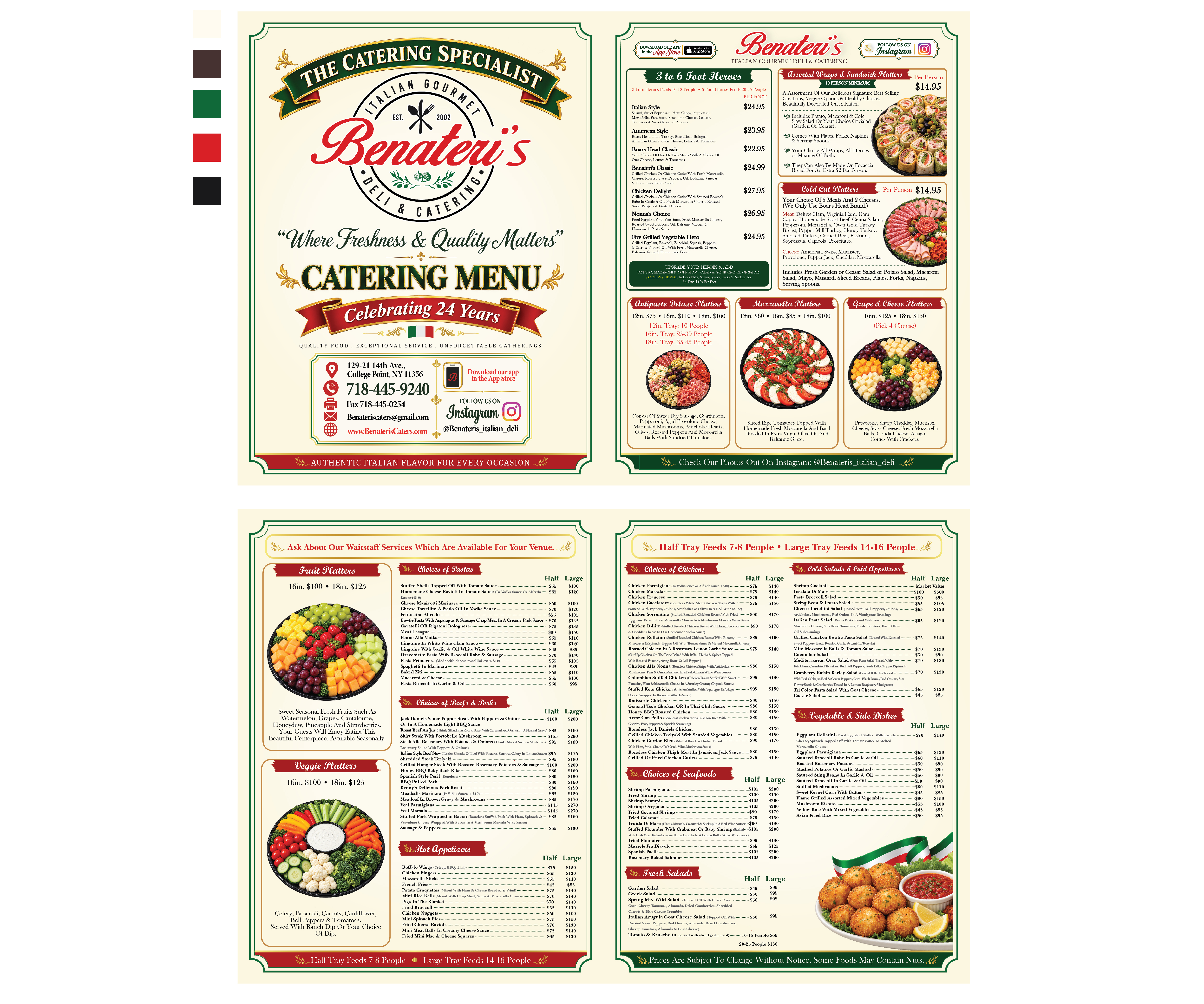 Menü-Design von martinsmith für benateri's Itslisn gourmet deli & catering  | Design #37677339