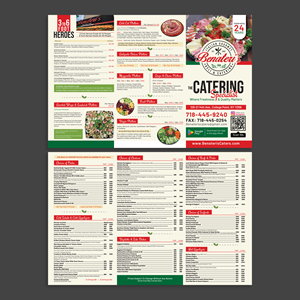 Menu Design by Attractive D-Signs