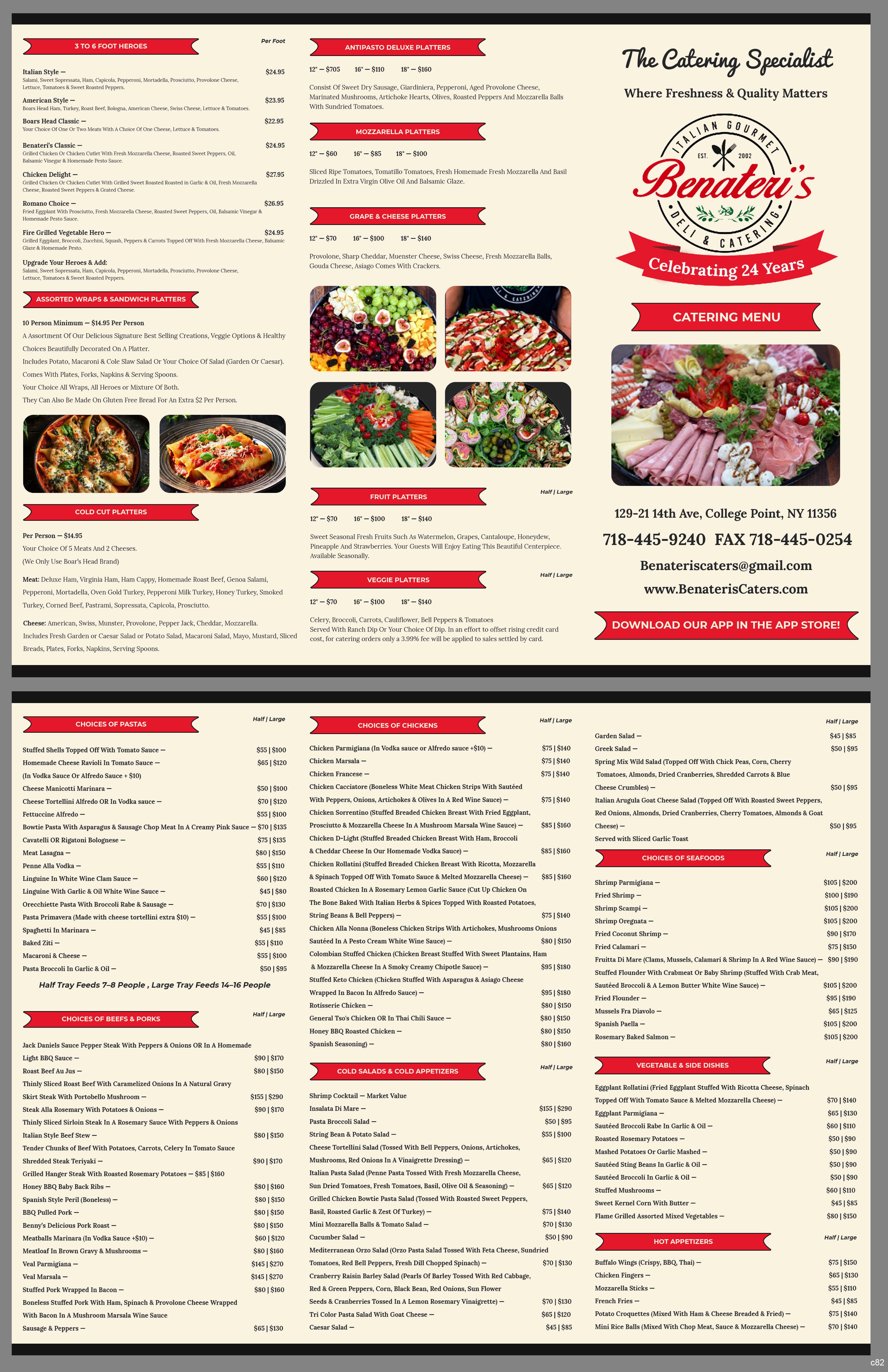 Menü-Design von pb für benateri's Itslisn gourmet deli & catering  | Design #37637126