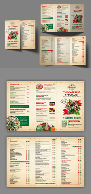 Menü-Design von debdesign für benateri's Itslisn gourmet deli & catering  | Design: #37638553