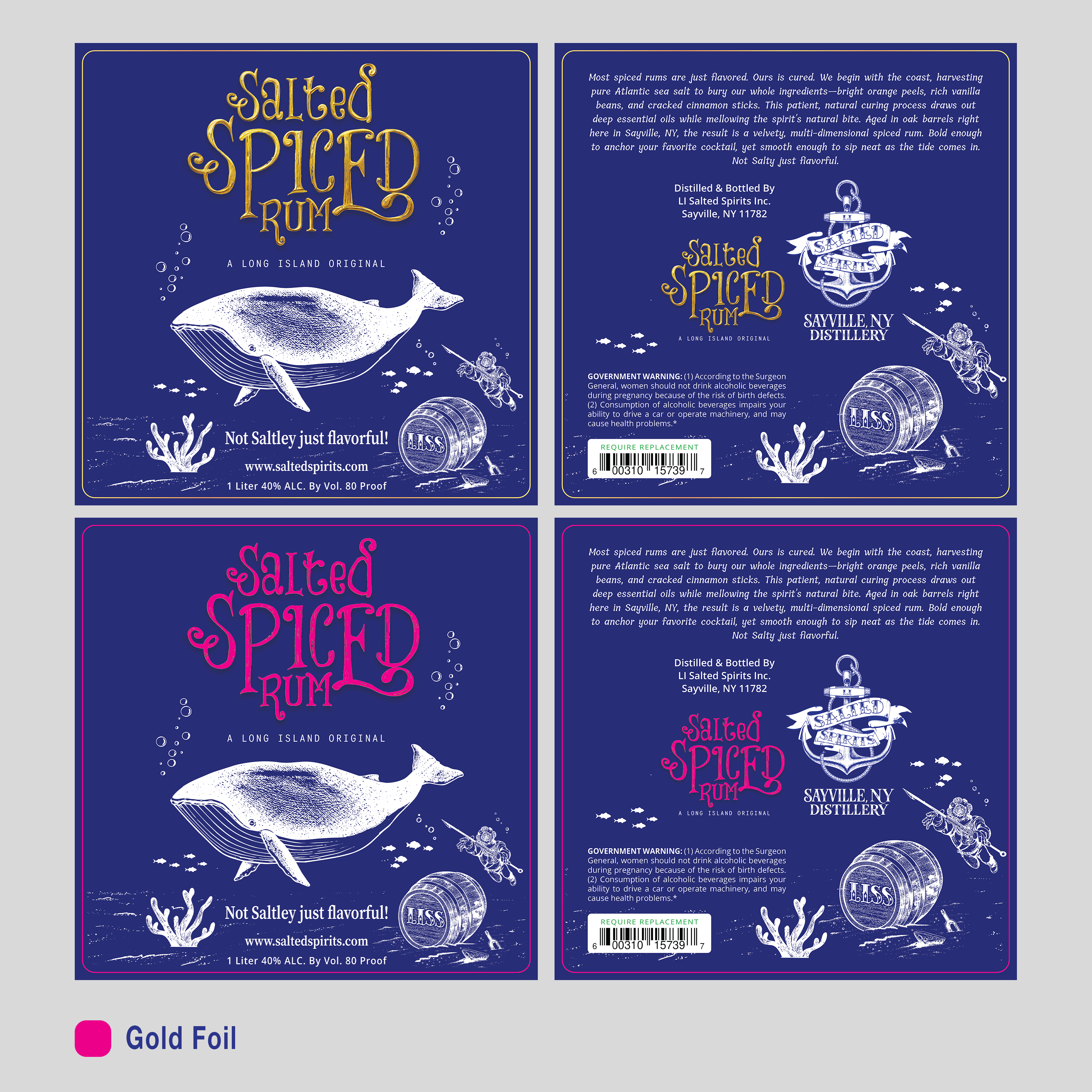 Design Étiquette par Navisol Creatives pour LI Salted Spirits Inc.  | Design #37638431