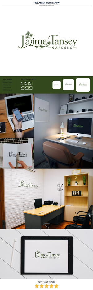 Logo Design by Pixel Signature for Jaime Tansey Gardens | Design: #37642293