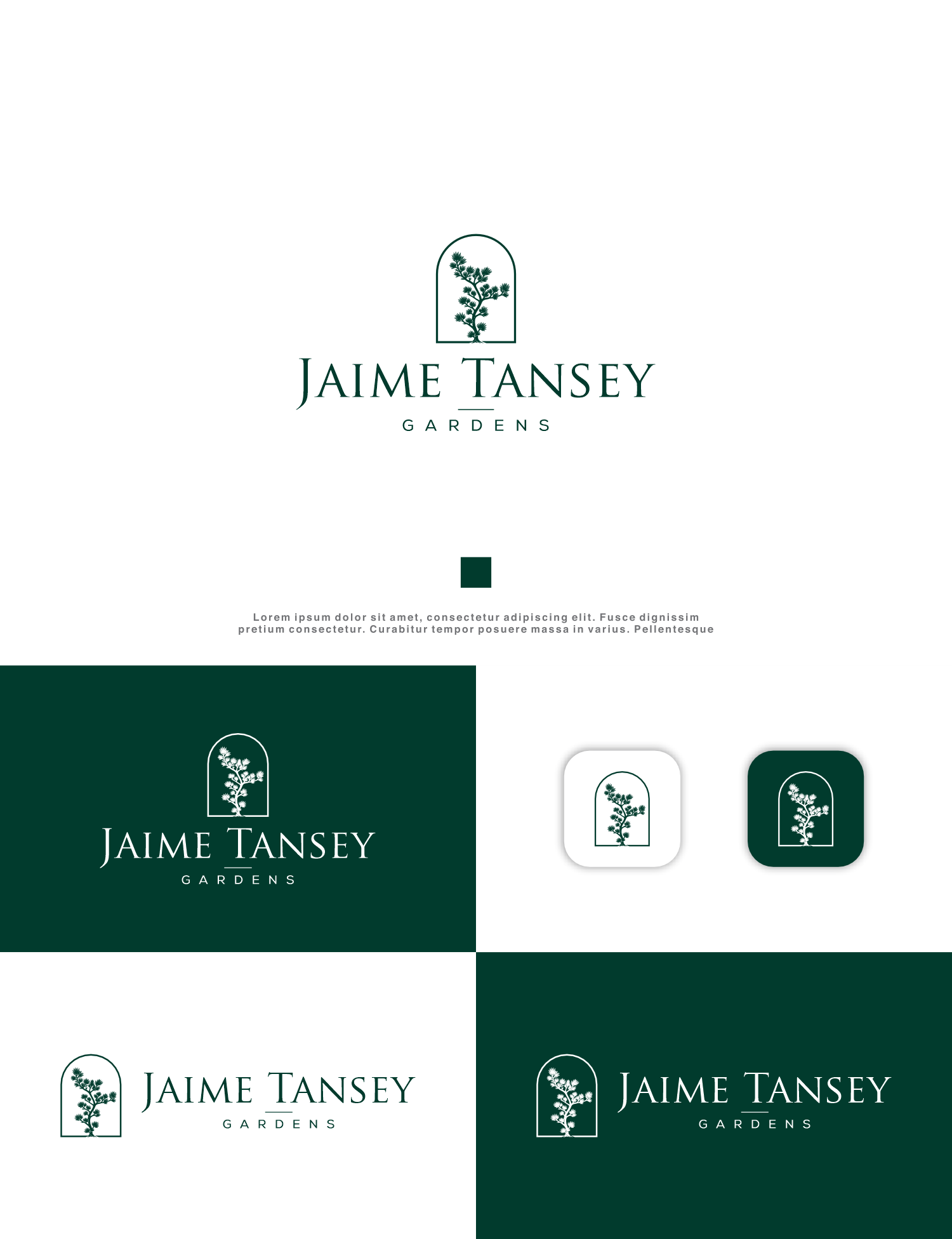 Logo Design by Kenshin777 for Jaime Tansey Gardens | Design #37645779