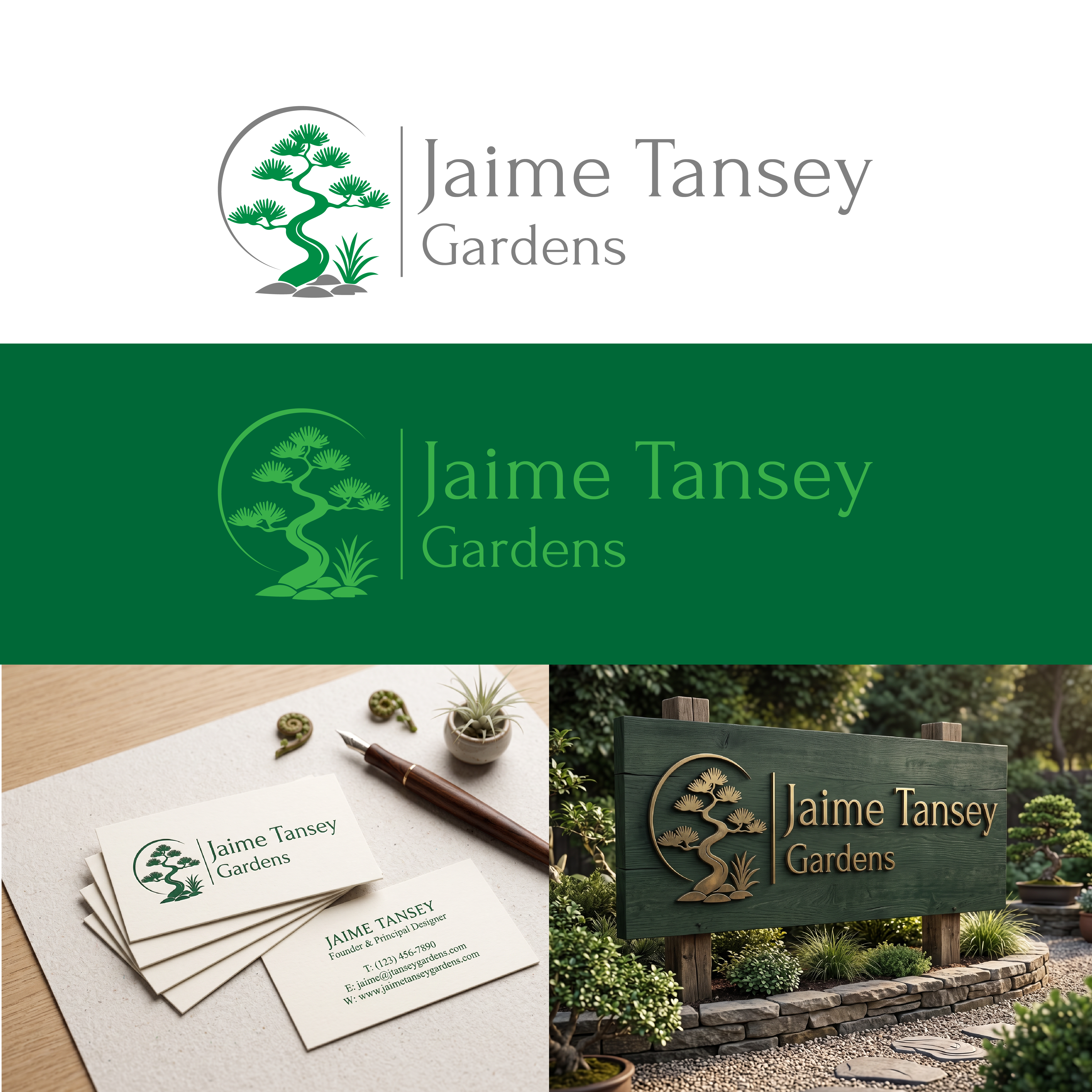 Logo Design by Delusion Studio for Jaime Tansey Gardens | Design #37642540