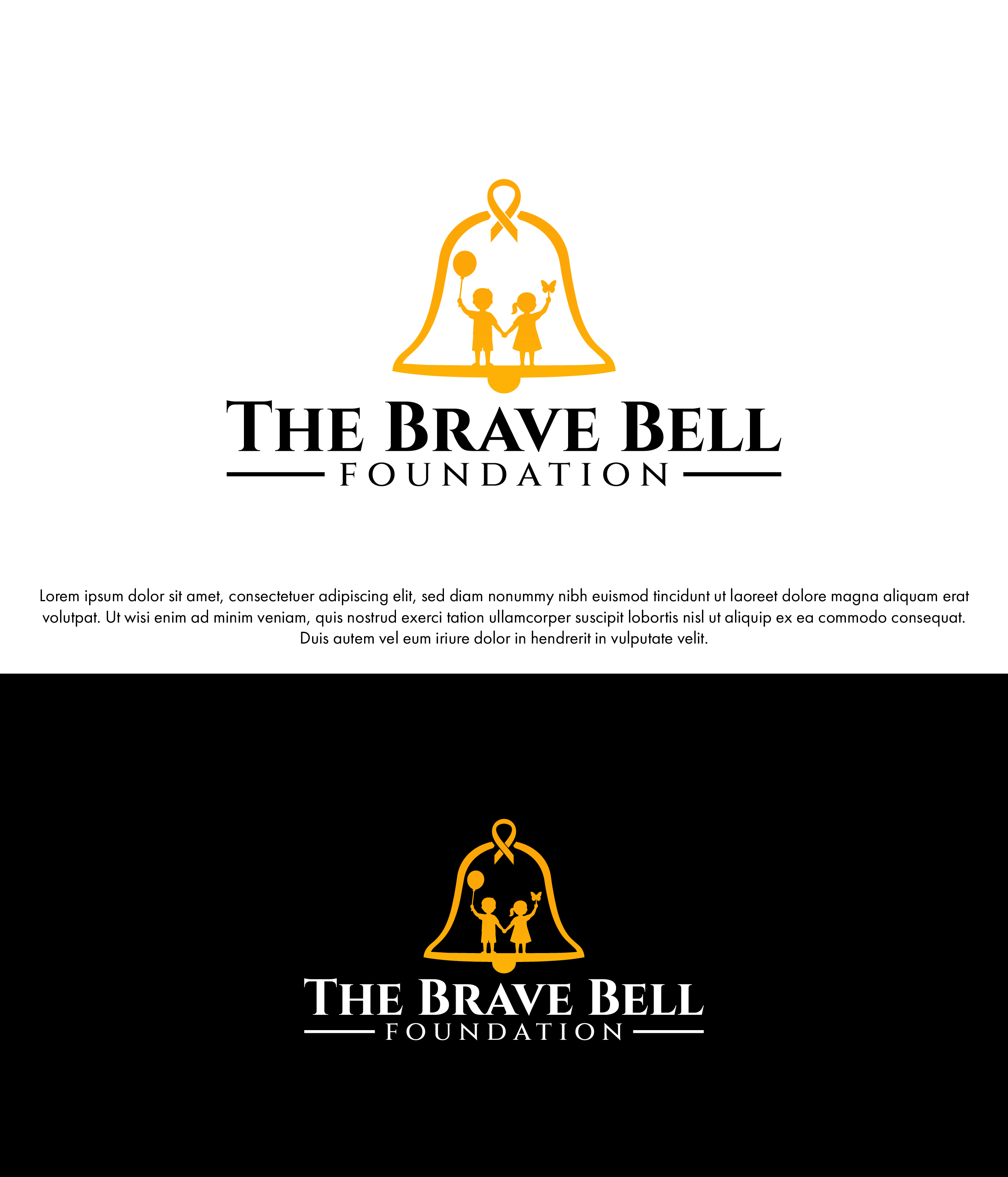 Logo Design by THE DESIGN MAN for The Brave Bell Foundation | Design #37646187