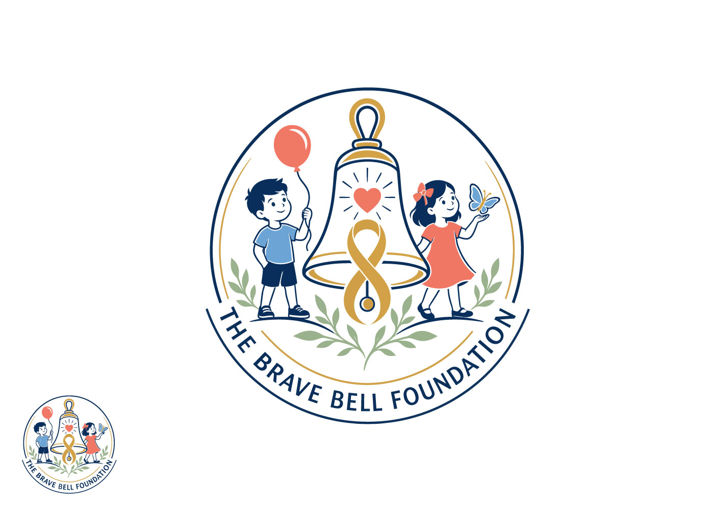 Logo Design by LeonHart for The Brave Bell Foundation | Design #37651459