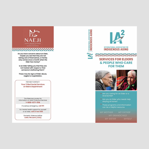Brochure Design by san.ty for International Association for Indigenous Aging | Design: #37648493
