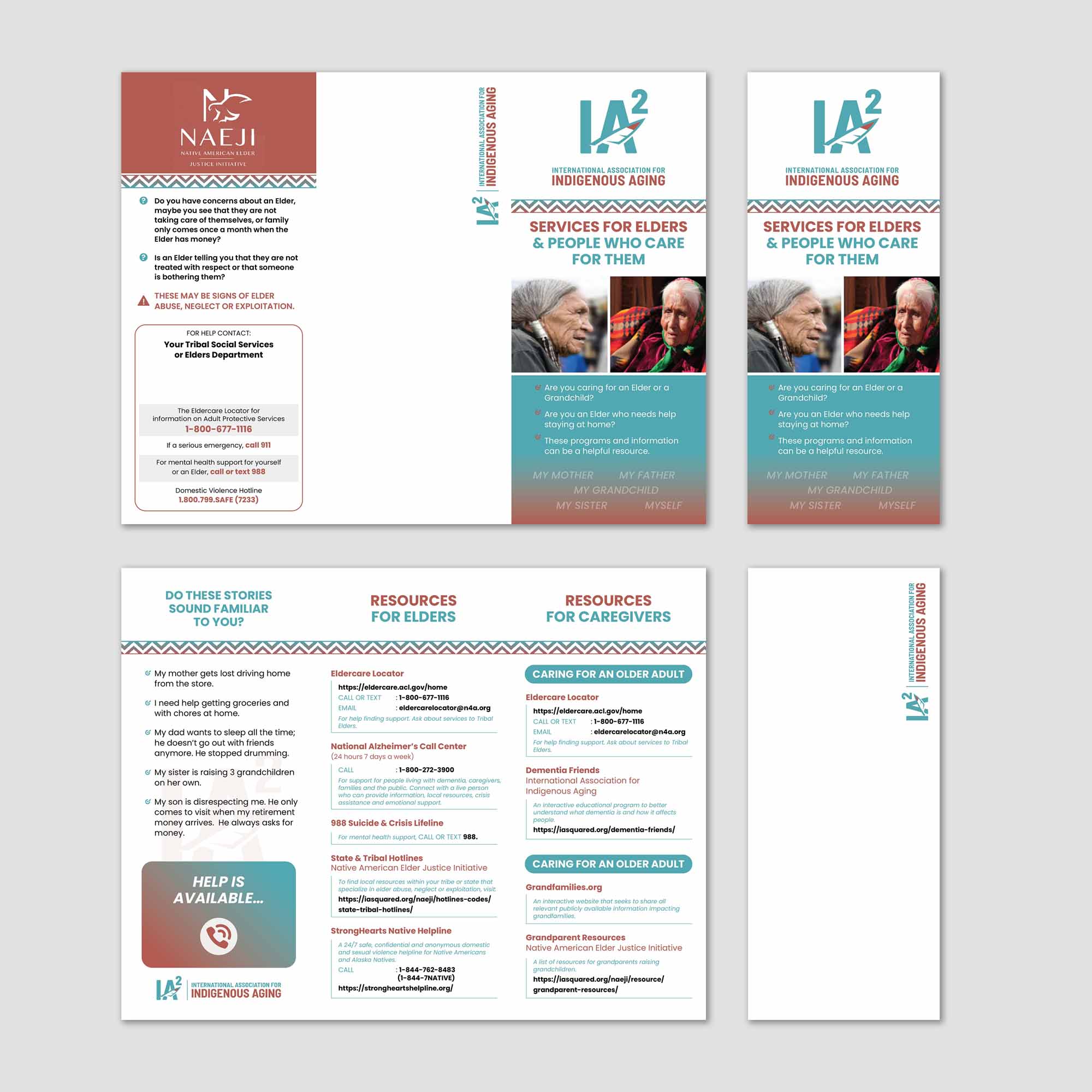 Brochure Design by san.ty for International Association for Indigenous Aging | Design #37649001