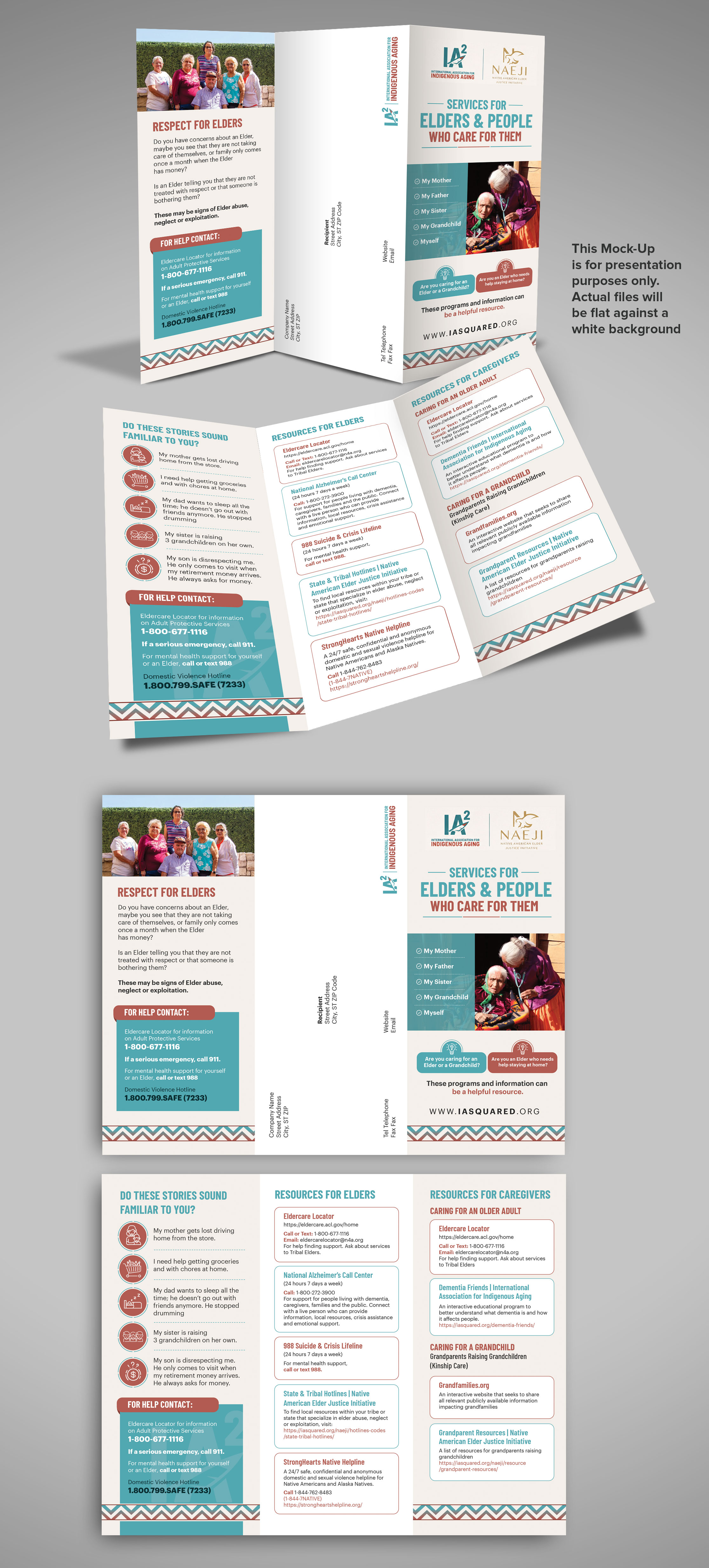 Brochure Design by Stan$oul for International Association for Indigenous Aging | Design #37647707