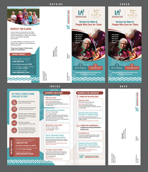 Brochure Design by Stan$oul for International Association for Indigenous Aging | Design: #37647930