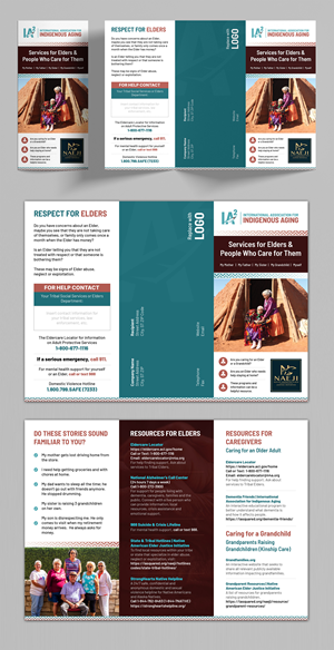 Brochure Design by SAI DESIGNS for International Association for Indigenous Aging | Design: #37647863