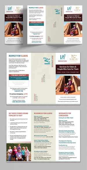 Brochure Design by SAI DESIGNS for International Association for Indigenous Aging | Design: #37680295