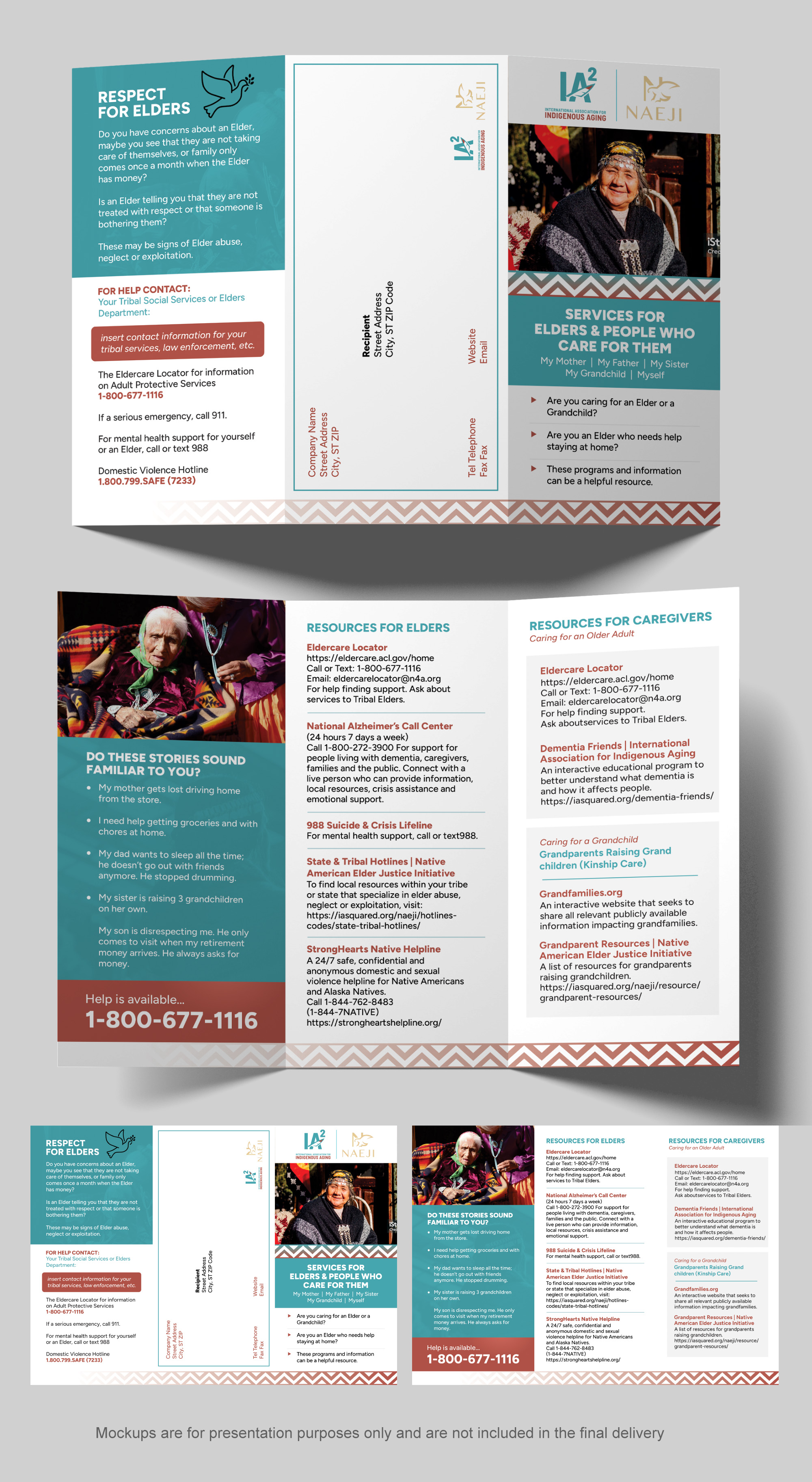 Brochure Design by Dzhafir for International Association for Indigenous Aging | Design #37647373