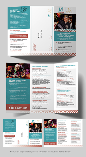 Brochure Design by Dzhafir for International Association for Indigenous Aging | Design: #37647373