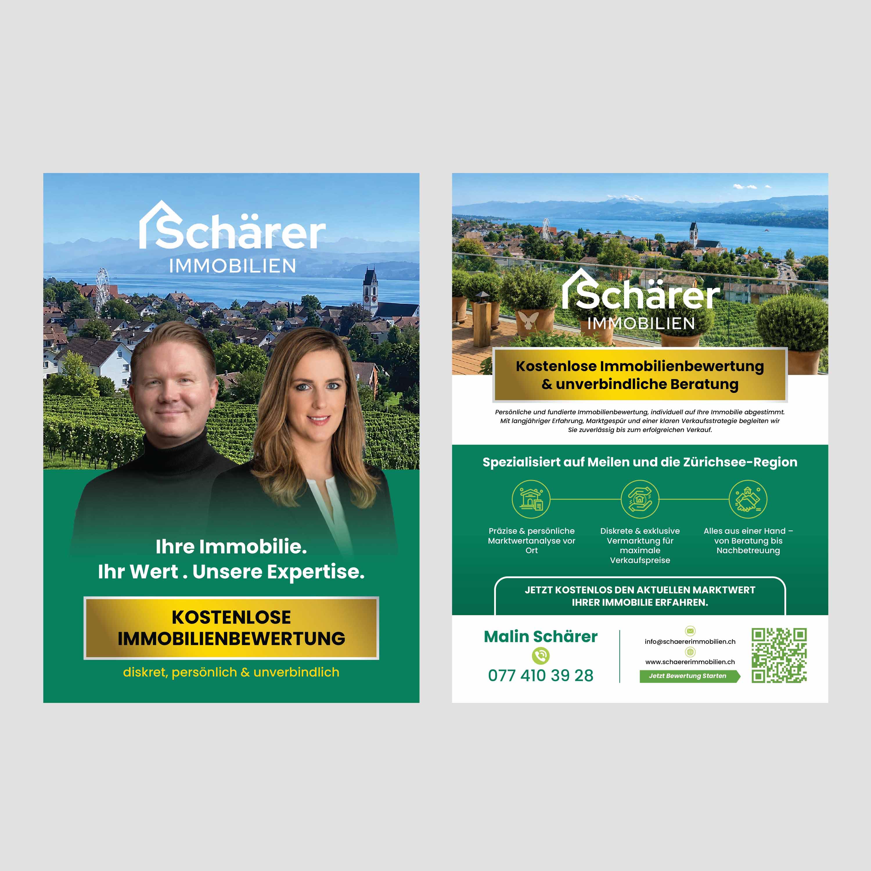 Flyer Design by san.ty for Schärer Immobilien | Design #37647413