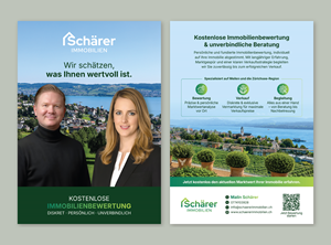 Flyer-Design von CRE.TIVE für Schärer Immobilien | Design #37649245
