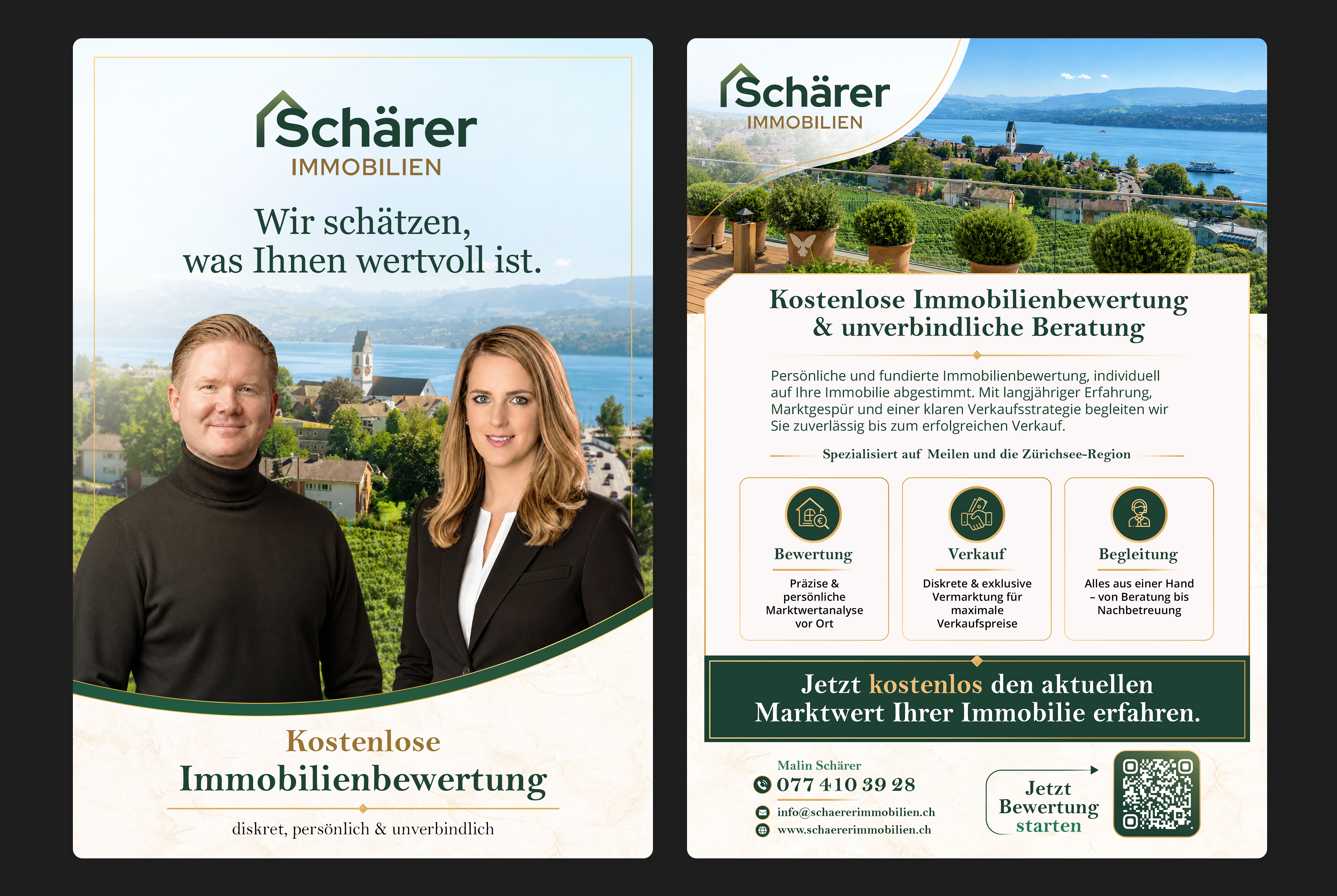 Flyer Design by Farvahar for Schärer Immobilien | Design #37650258