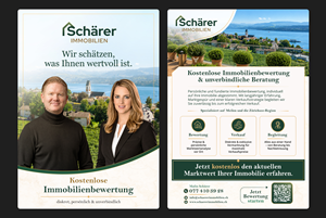 Flyer Design by Farvahar for Schärer Immobilien | Design: #37650258