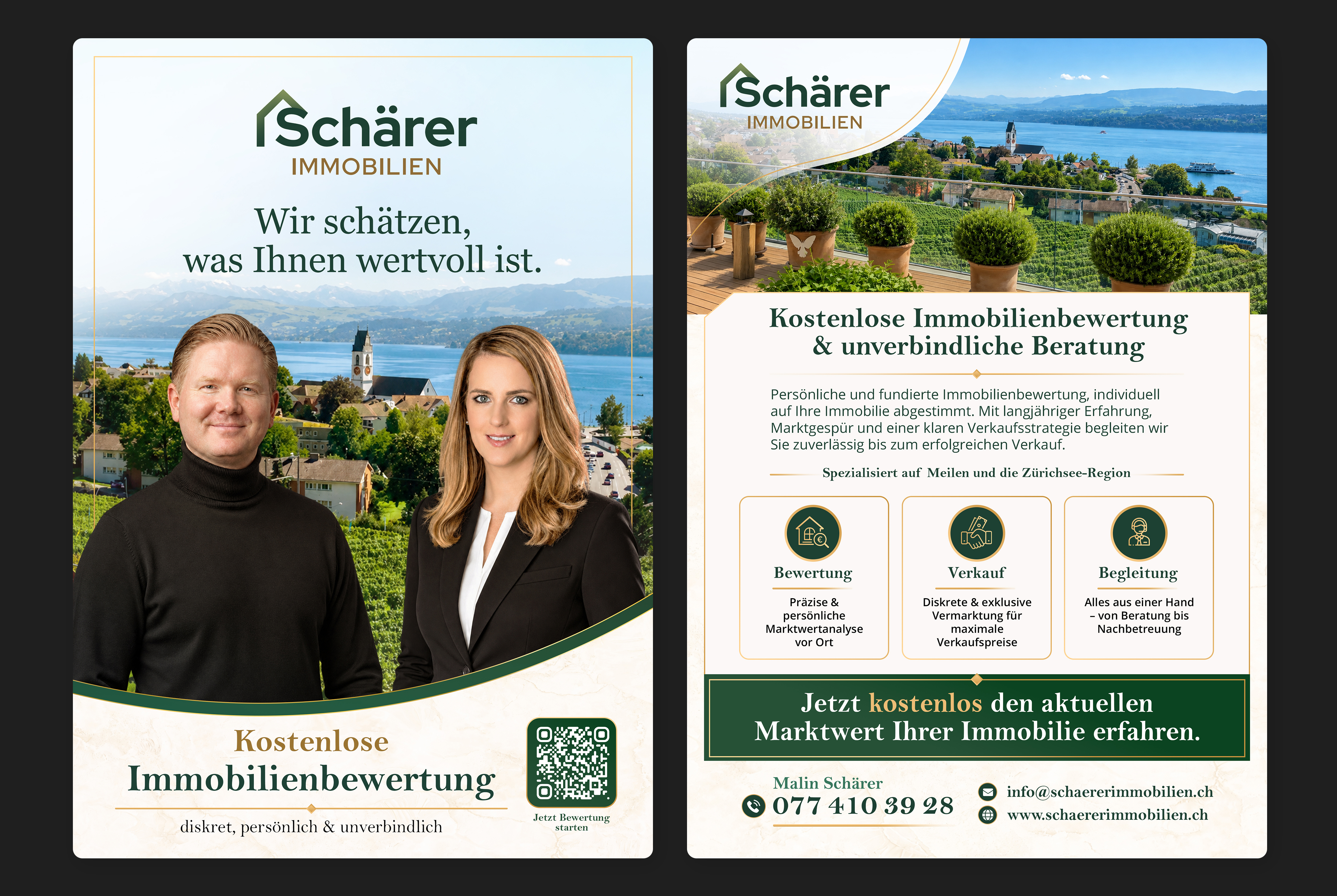 Flyer Design by Farvahar for Schärer Immobilien | Design #37651064