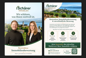 Flyer Design by Farvahar for Schärer Immobilien | Design: #37651819