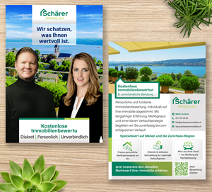 Flyer Design by raymark for Schärer Immobilien | Design: #37648033